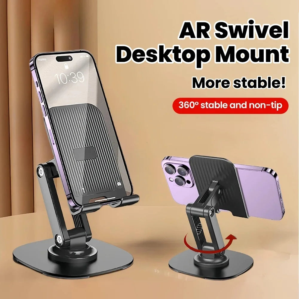 Universal 360° Rotating Phone Stand – Foldable Desktop Holder Phone Stand PRIMED