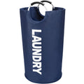 90L Collapsible Laundry Basket – Waterproof Foldable Hamper Laundry Hamper PRIMED DEEP BLUE