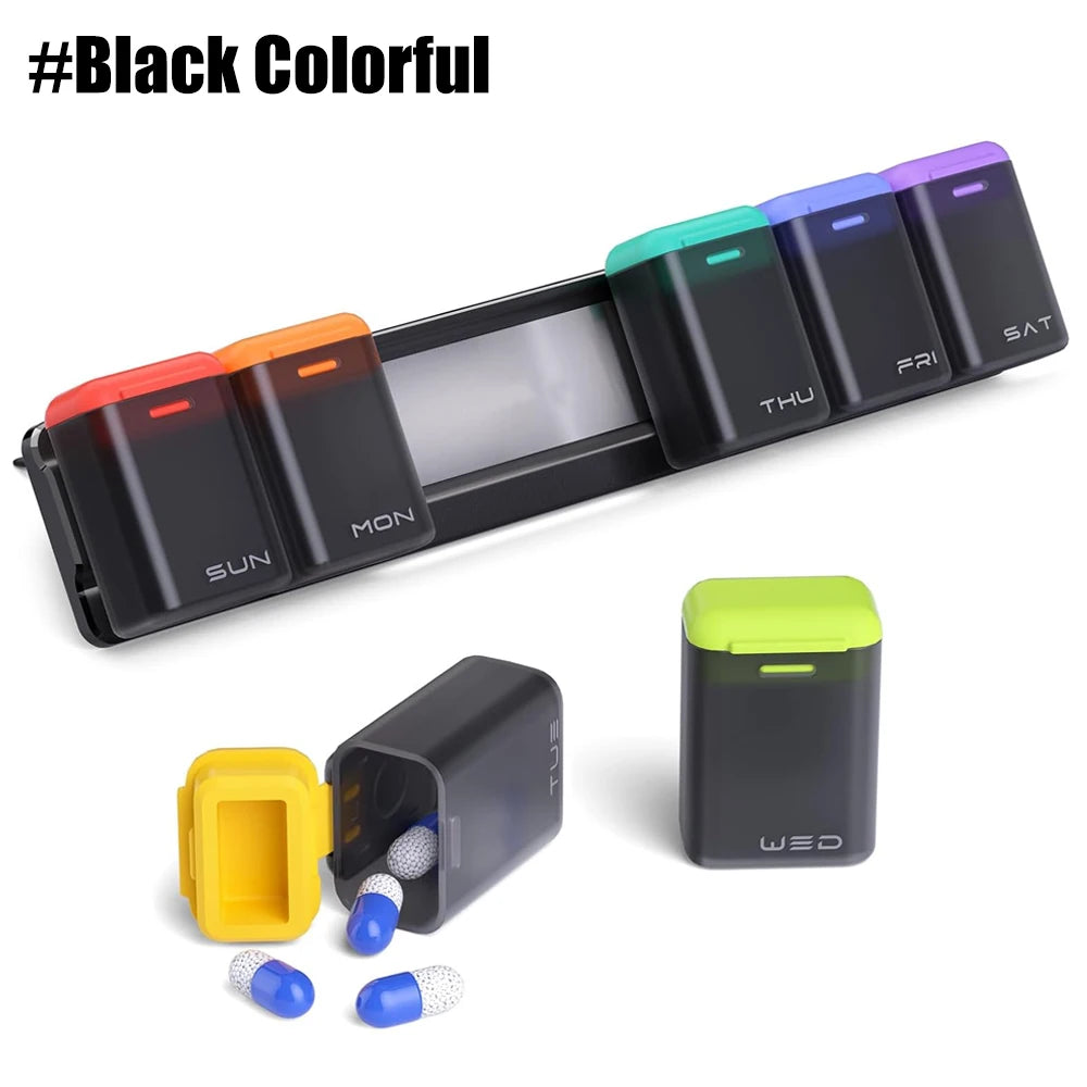 Weekly Pill Organizer – Extra Large 7-Day Magnetic Pill Box