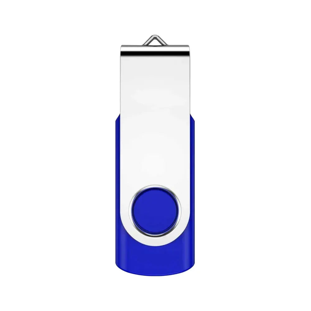 10-Pack USB 2.0 Flash Drives Custom Logo | 128MB–64GB USB Flash Drive PRIMED 4GB blue