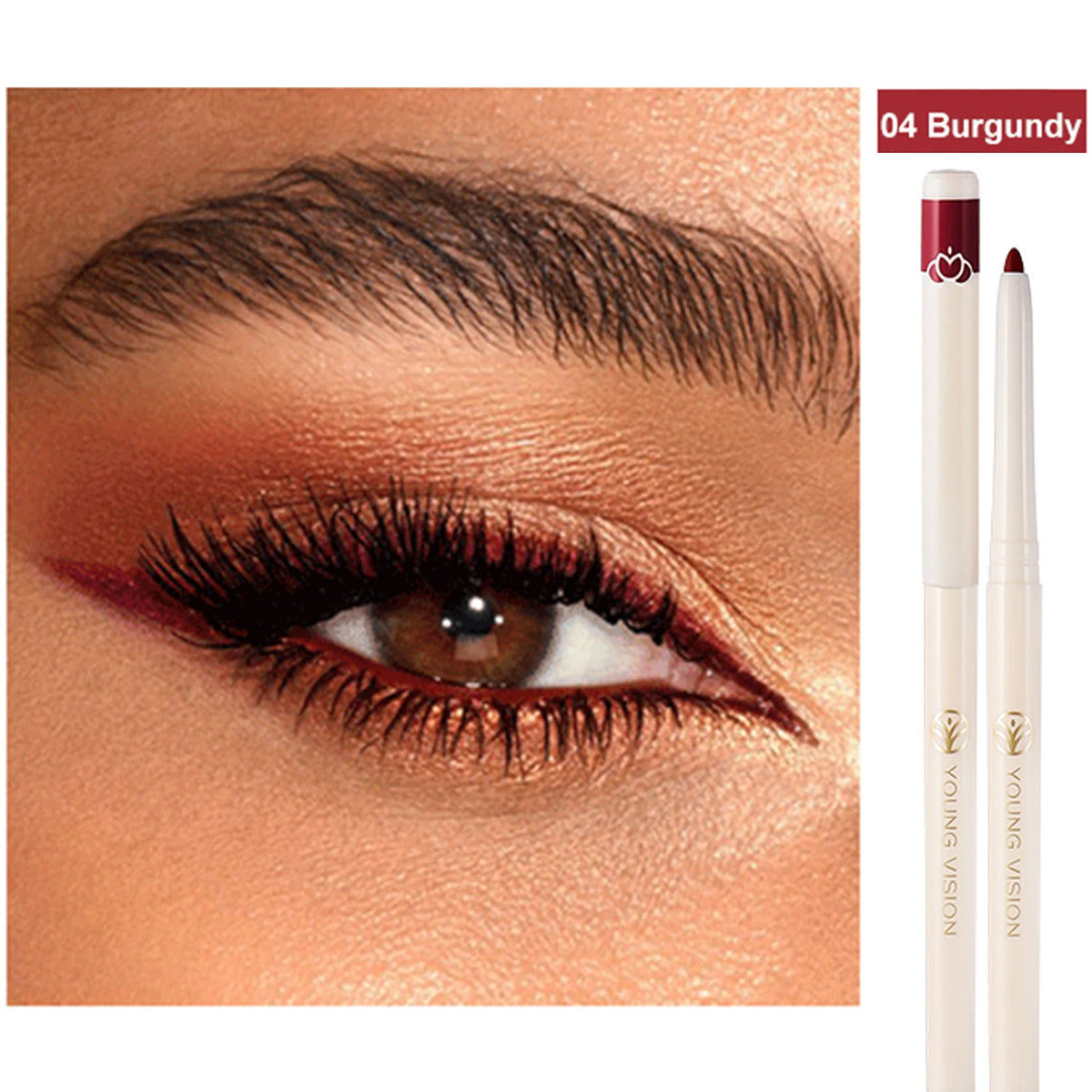 Waterproof Gel Eyeliner Pencil – 12 Colors Matte & Shimmer