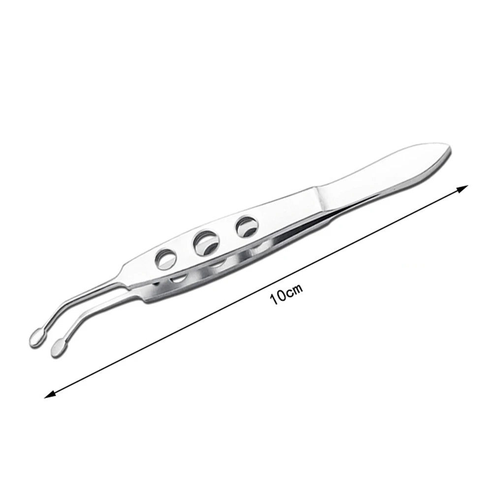 Stainless Steel Eyelid Massage Forceps | Meibomian Compressor