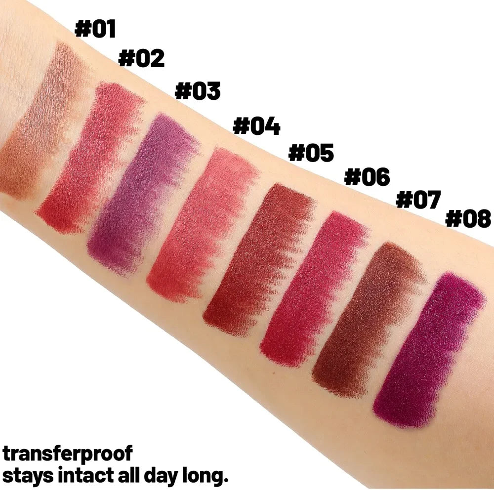Velvet Matte Lipstick – Long-Lasting High Pigment Lip Color