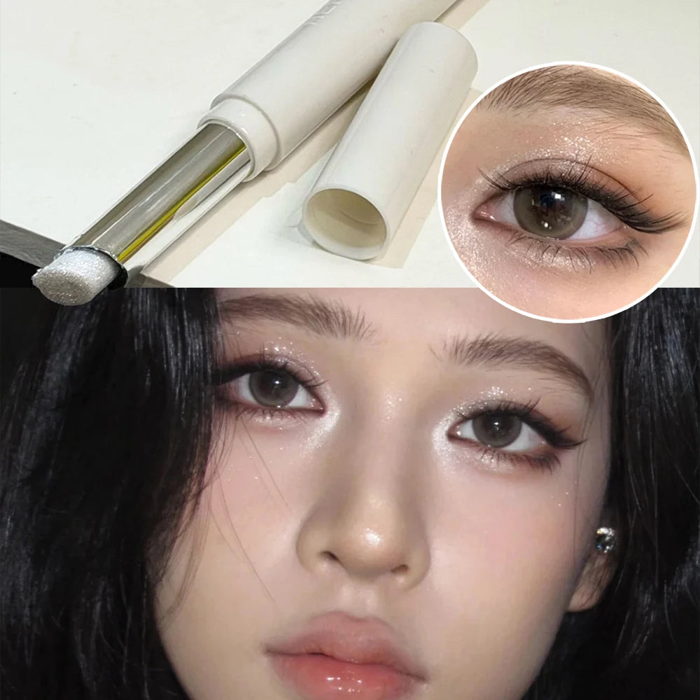 Shimmer Eyeshadow Pen – 3-in-1 Pearlescent Highlight Stick