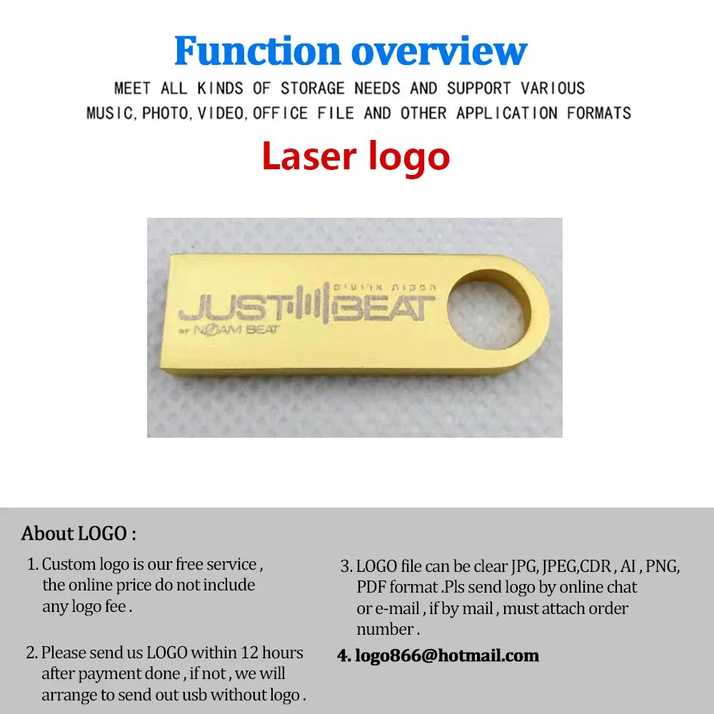 10-Pack Metal USB 3.0 Flash Drives 8GB–128GB High Speed USB Flash Drive PRIMED