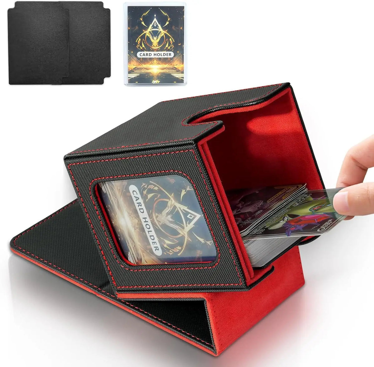 MTG Commander Deck Box – Holds 100+ Double-Sleeved Cards Card Deck Box PRIMED 3