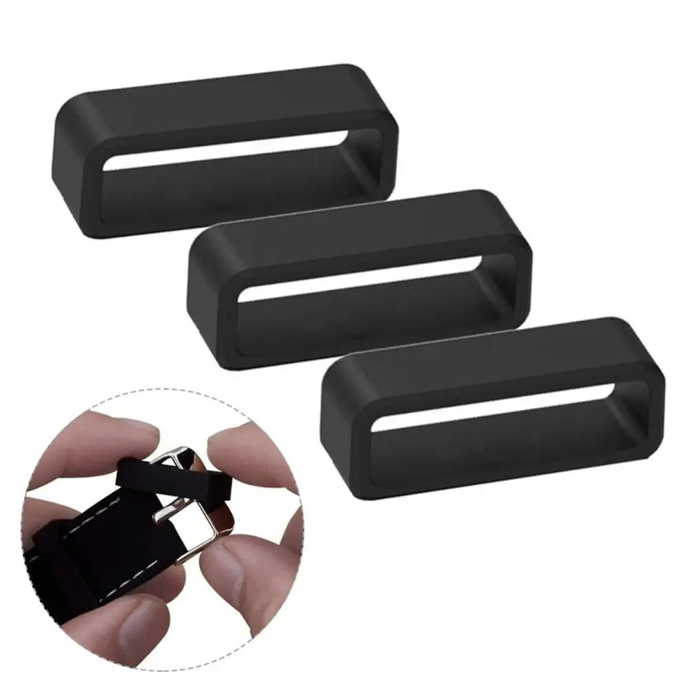 Silicone Watch Strap Loop Ring 12–30mm | Elastic Band Keeper Watch Band Keeper PRIMED