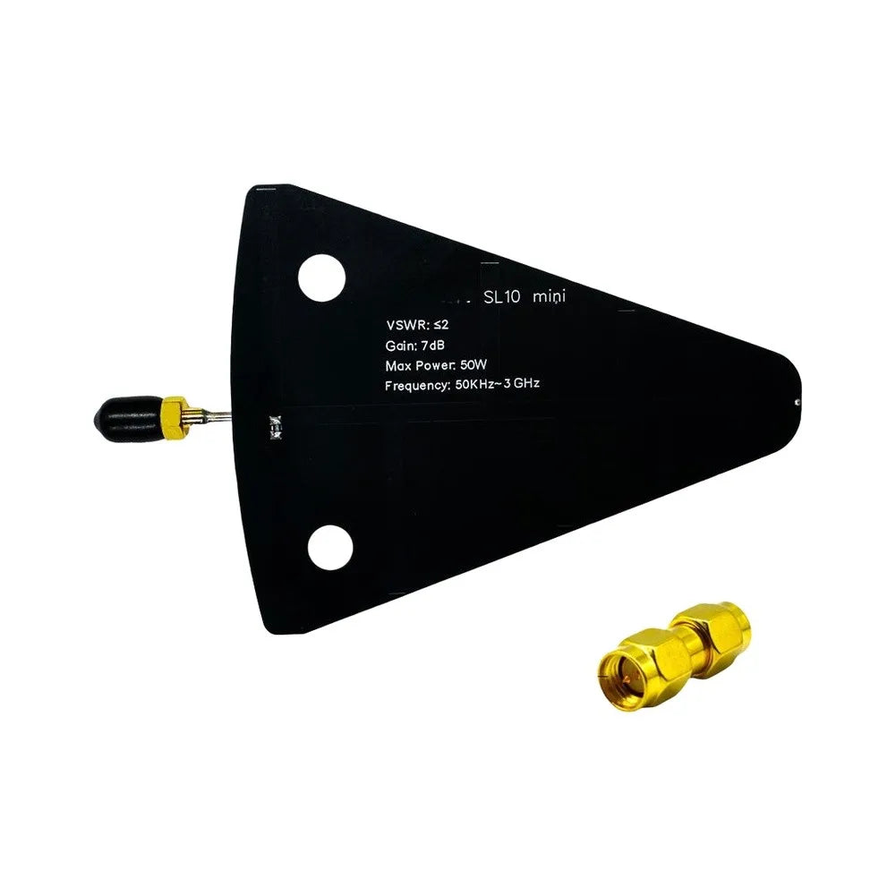SA6 SL10mini Log-Periodic Antenna 50kHz–3GHz | 4G 5G UWB