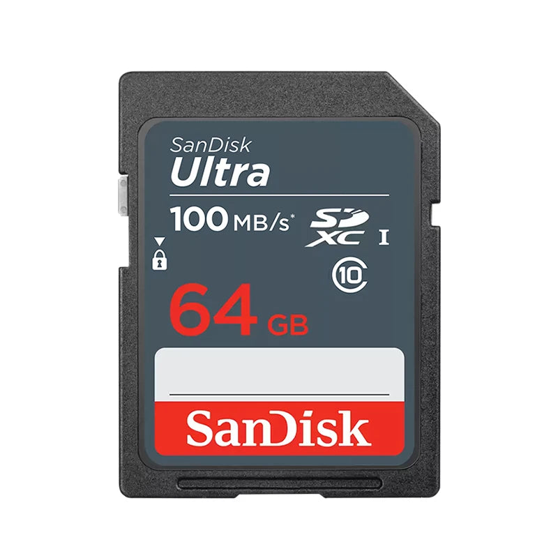 SanDisk Ultra SD Card 16GB–256GB | UHS-I 100MB/s Camera