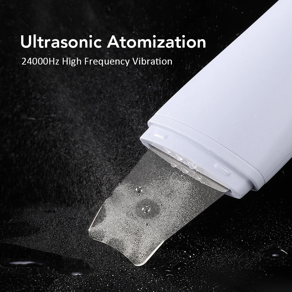 4-in-1 Ultrasonic Face Scrubber & Pore Cleansing Spatula Facial Cleansing Device PRIMED