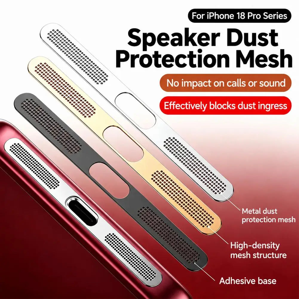 Metal Speaker Dustproof Mesh Cover for iPhone 18 Pro & Pro Max