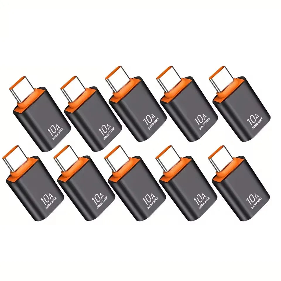 USB-C to USB-A OTG Adapter | Type-C Male to USB Female USB-C OTG Adapter PRIMED 10pcs Type C Male