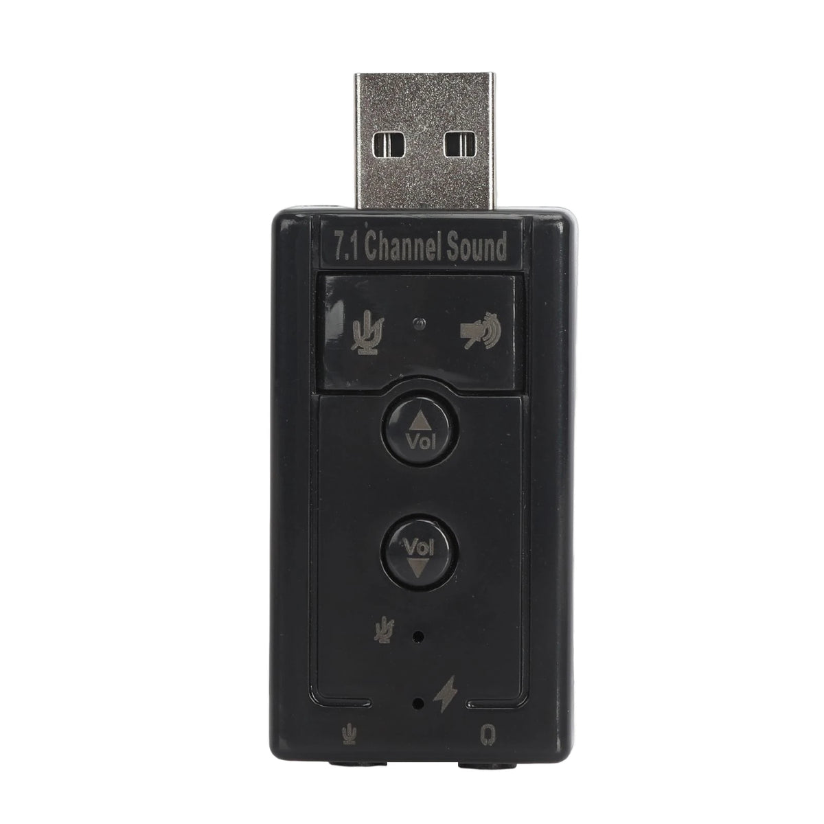 USB 2.0 External Sound Card – Virtual 7.1 Channel Adapter USB Sound Card PRIMED GRAY