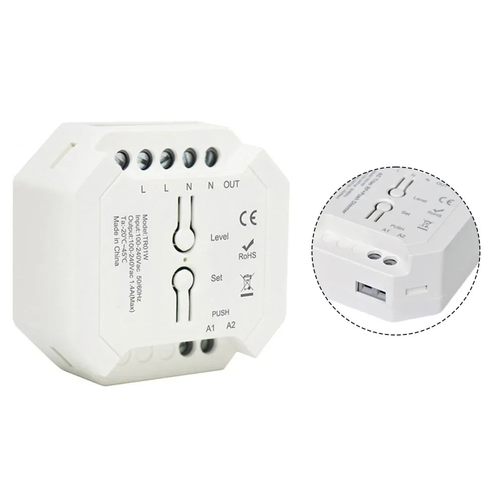 Wireless AC Triac Dimmer Switch 110–220V | Push & Remote Wireless Dimmer Switch PRIMED