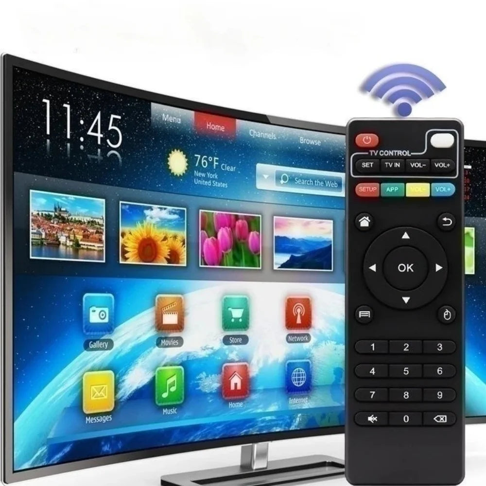 Universal Android TV Box IR Learning Remote – H96 X96 MXQ TV Box Remote Control PRIMED
