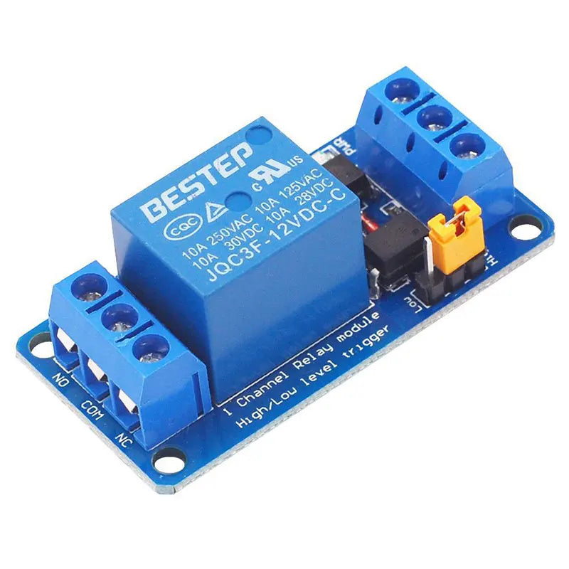 1-Channel Relay Module 3.3V–24V Dual Optocoupler Isolation
