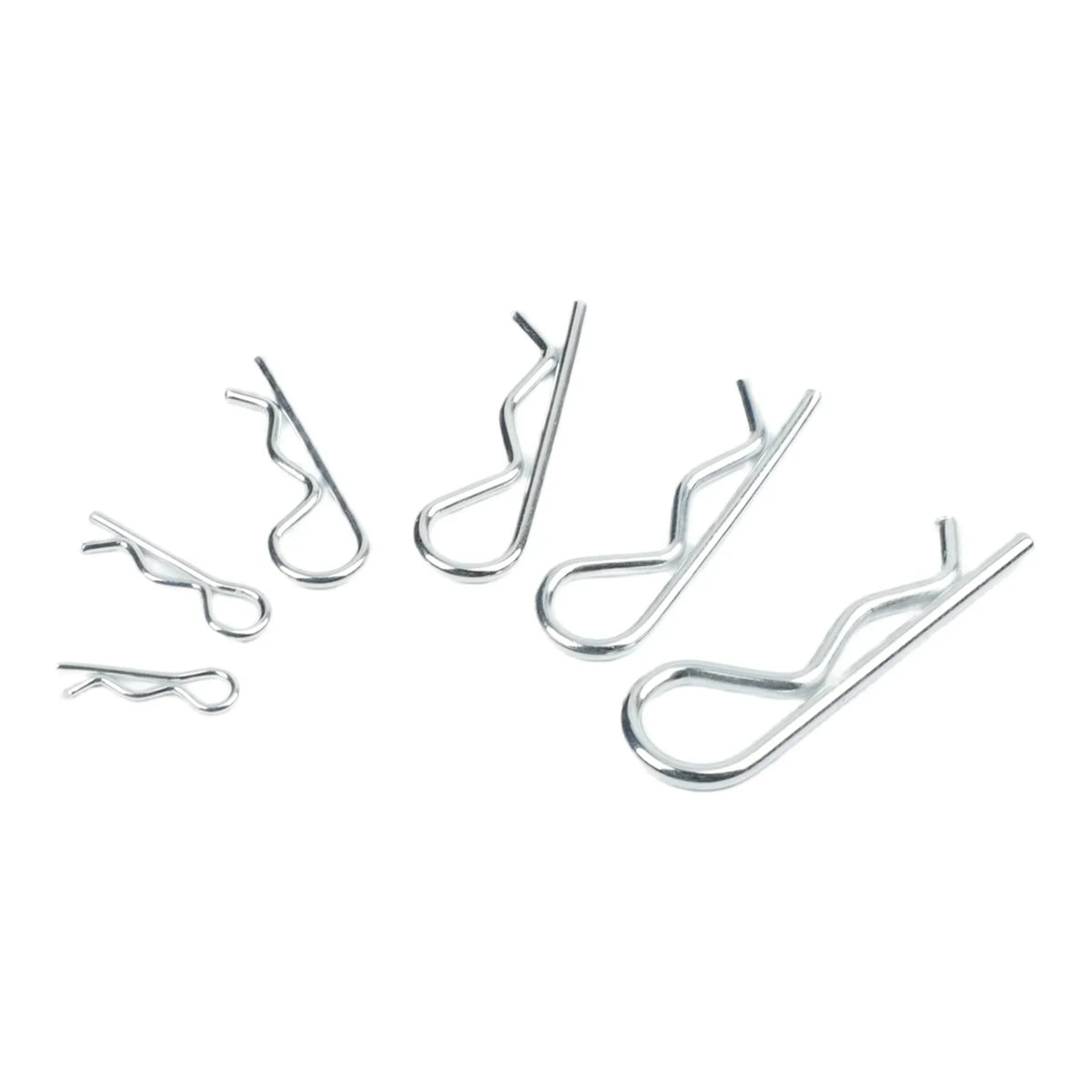 Zinc Plated Cotter Pin Assortment 100-Piece Set & Storage Box