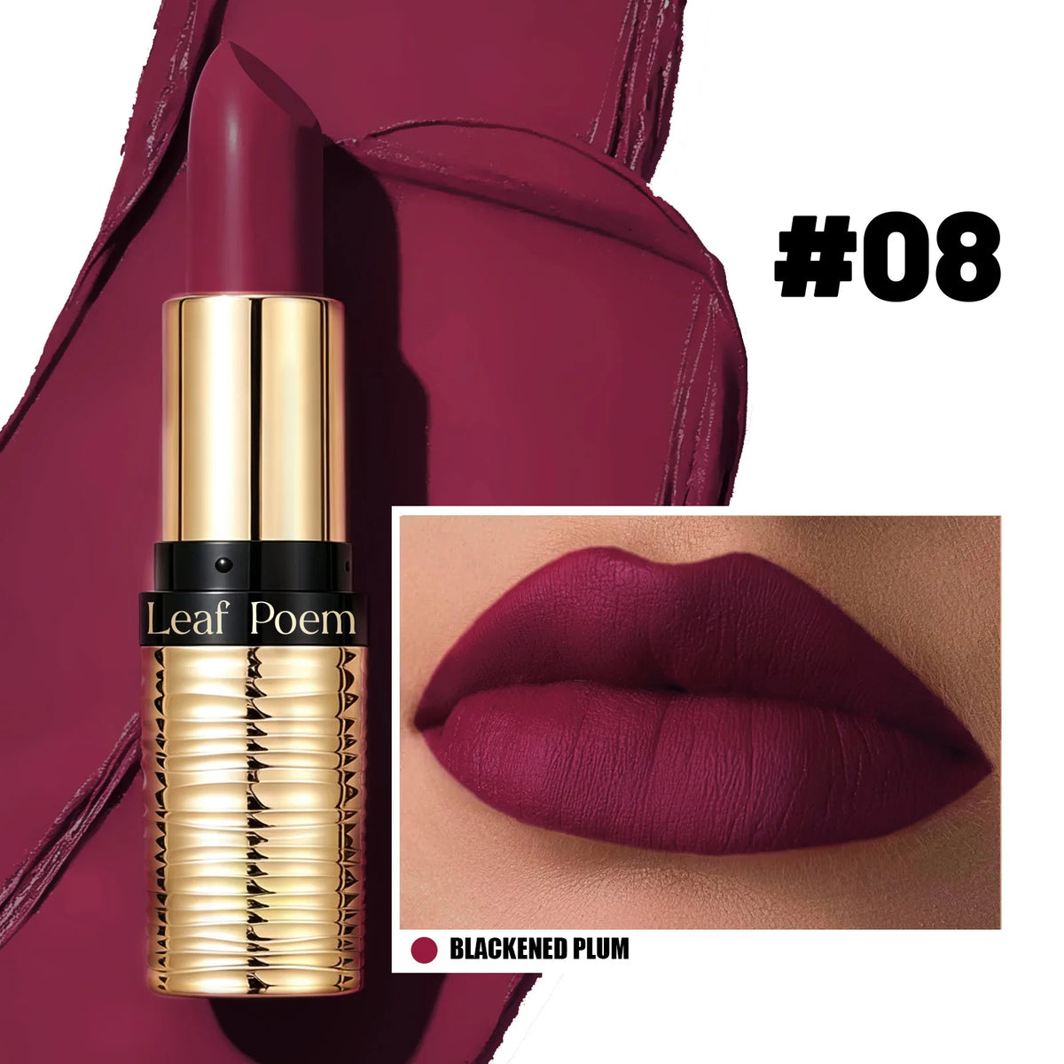 ZYXUAQIR Nude Matte Lipstick – Waterproof Velvet Finish