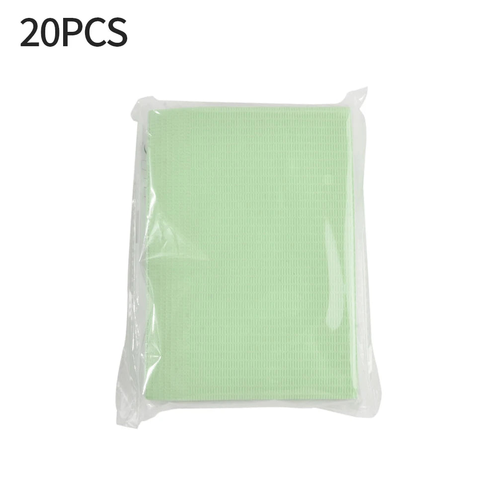 20pcs Disposable Nail Art Table Mats – Waterproof Manicure Pads