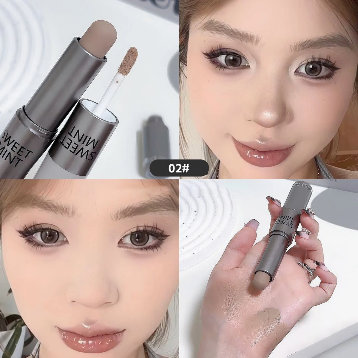 2-in-1 Contour & Concealer Stick – Waterproof Matte Makeup