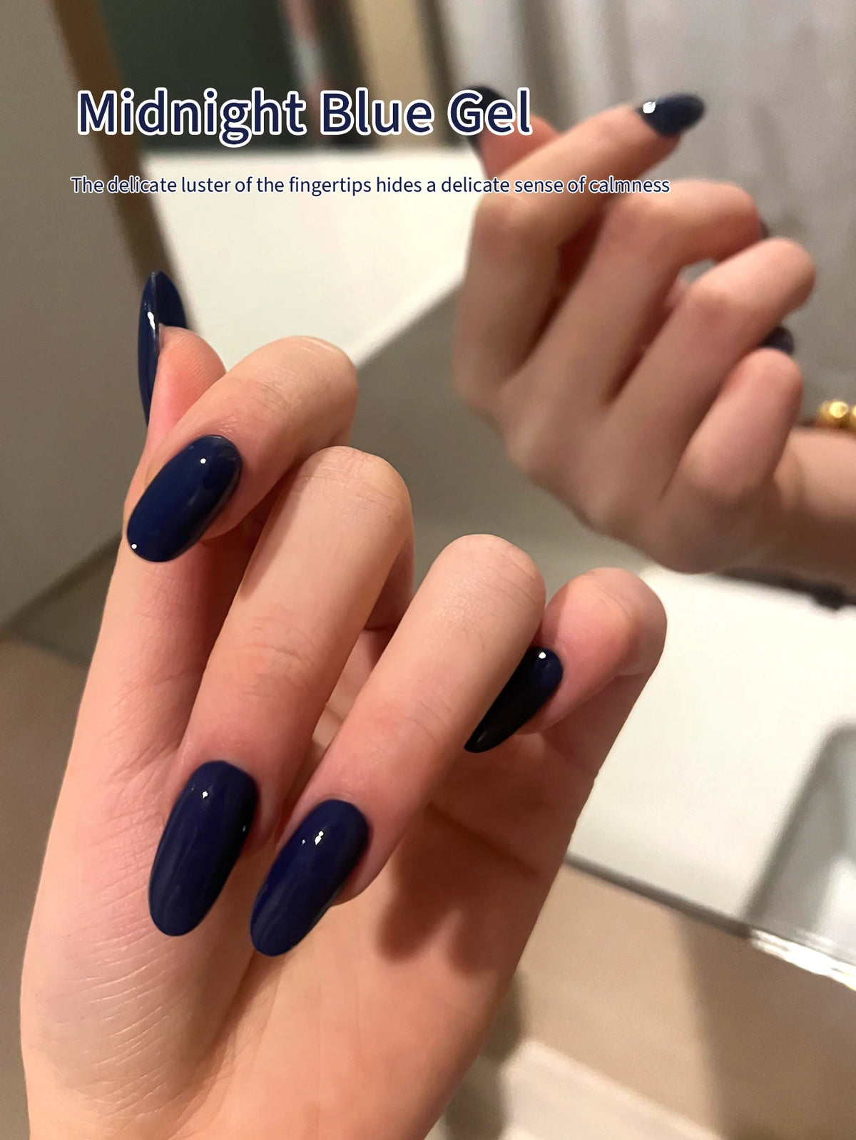 Ocean Blue Gel Nail Polish 10ml – High Gloss UV Soak Off