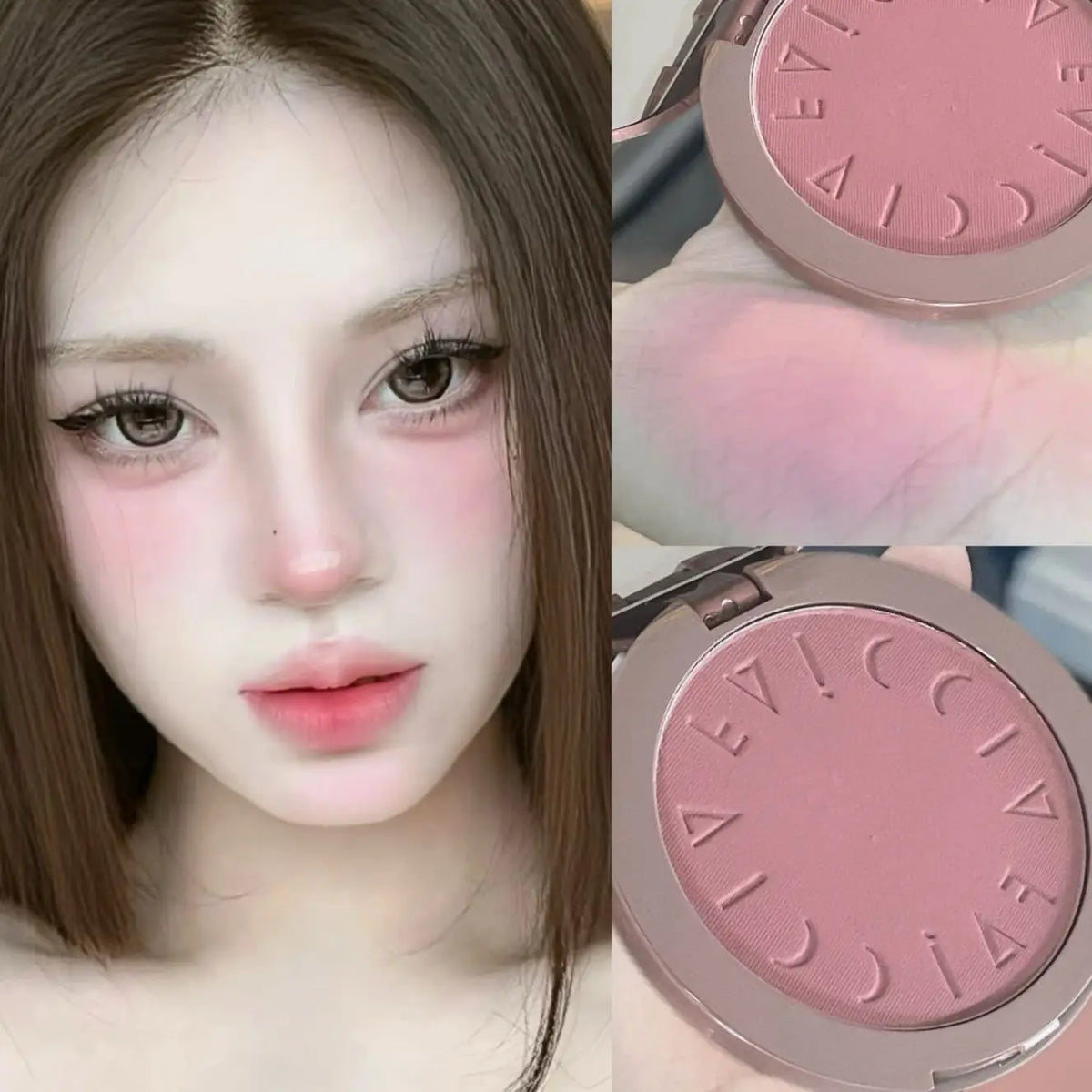 Matte Blush Powder – Buildable Silky Natural Flush Cheek Color Matte Blush Powder PRIMED 01