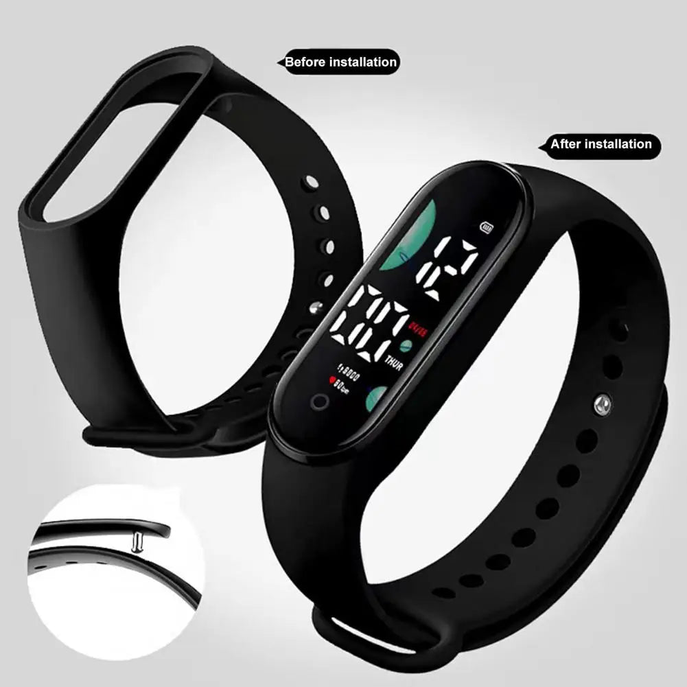 M9 Kids LED Digital Touch Watch – Waterproof Sports Bracelet Kids Digital Watch PRIMED