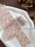100cm Vintage Rose Nail Transfer Paper Roll | Floral Water Decals