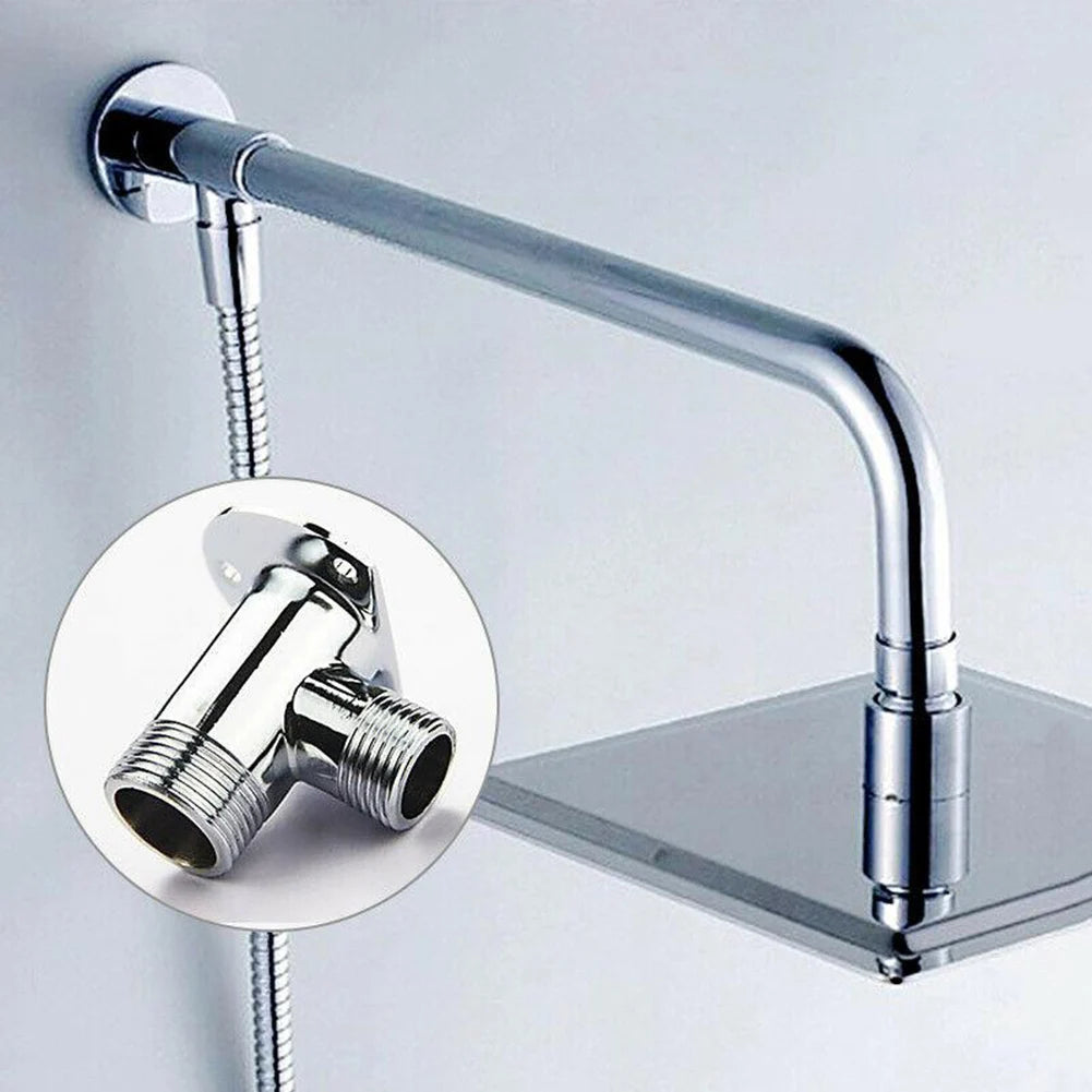 Stainless Steel Shower Arm Extension – Wall Mount Chrome Shower Arm Extension PRIMED