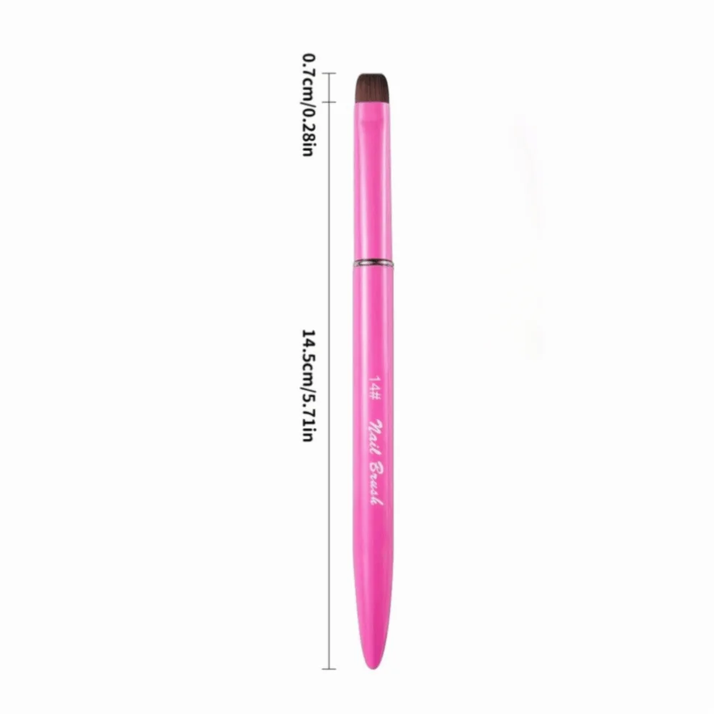 3-in-1 Nail Art Brush | Gel Cleaning & Drawing Manicure Tool