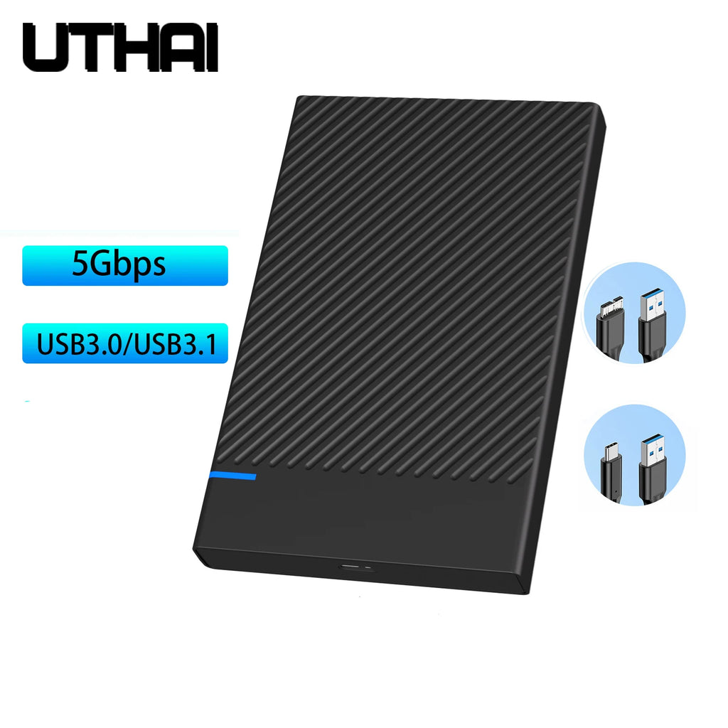 UTHAI Z400 2.5" Hard Drive Enclosure USB 3.0 Type-C SATA