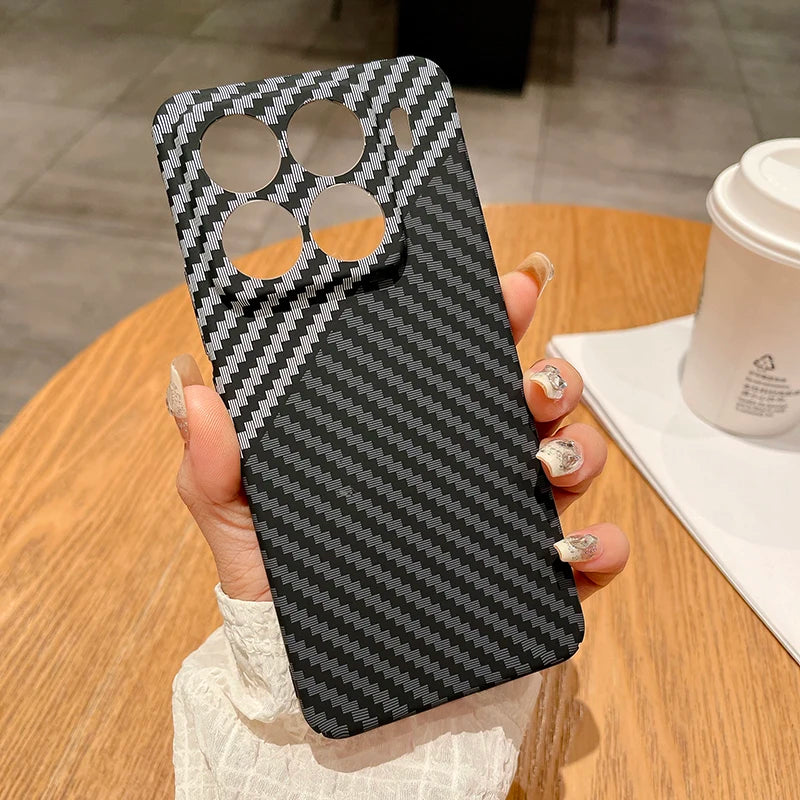 Xiaomi 15 Pro / Ultra / 14T Hard Carbon Fiber Case – Anti-Scratch Phone Bumper Case PRIMED