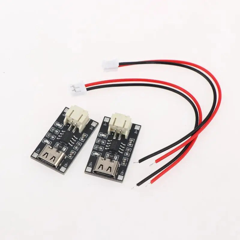 TP4056 3.7V Li-ion Charging Module – Type-C, 1A & PH2.0