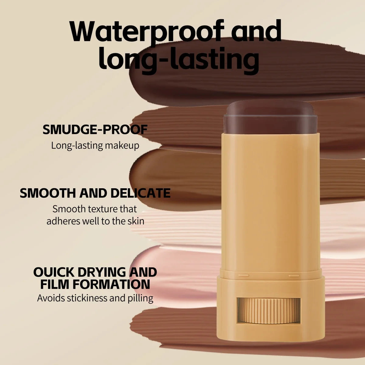 OCHEAL Waterproof Concealer Foundation Stick – Brightening