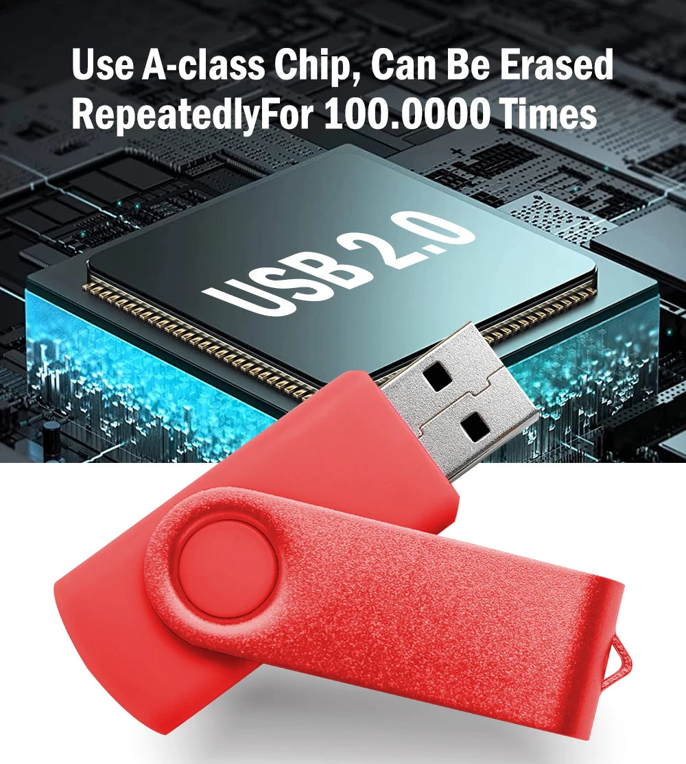 100-Pack Custom Logo USB Flash Drives 128MB–16GB | Bulk USB Flash Drive PRIMED