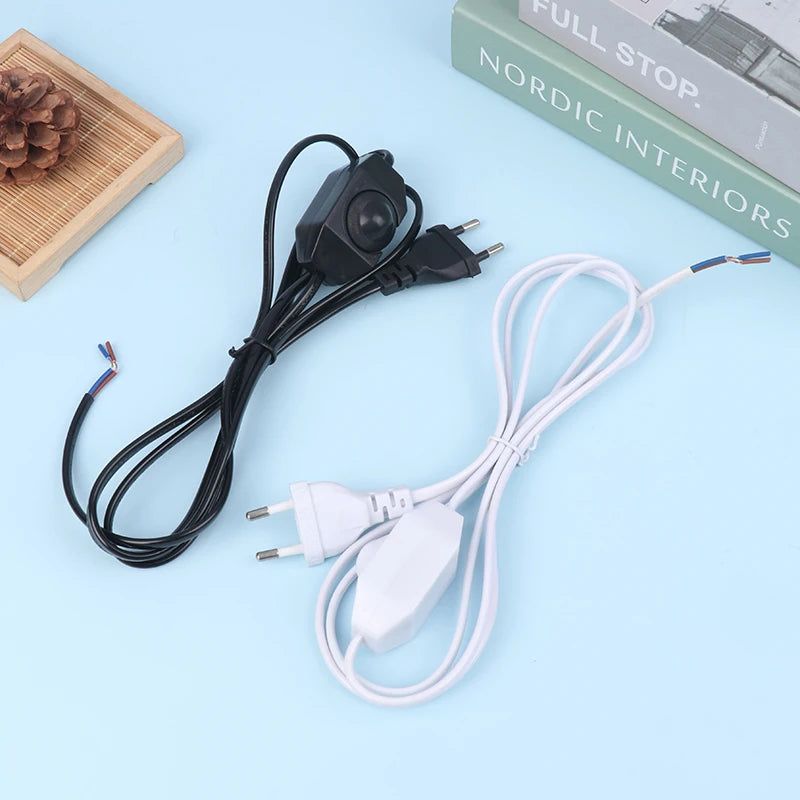 EU Plug 1.8M Dimmer Extension Cord for Table Lamp 220V Dimmer Extension Cord PRIMED