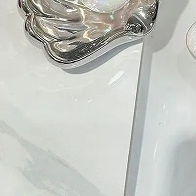 Shell-Shaped Soap Dish with Drain Rack | Plastic Soap Box Soap Dish PRIMED
