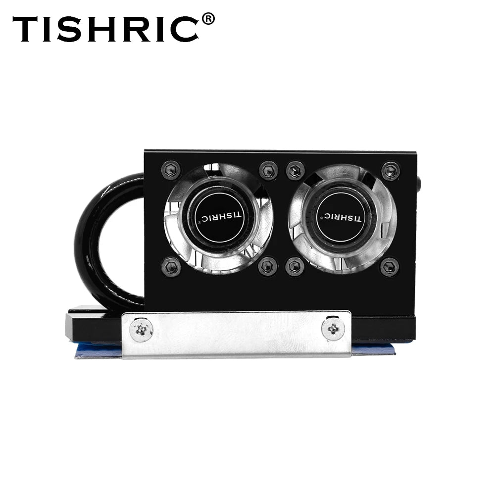 TISHRIC RGB M.2 2280 NVMe SSD Heatsink with 7000RPM Fan SSD Heatsink Cooler PRIMED black China Mainland