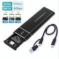 5-in-1 USB-C Hub M.2 NVMe SATA SSD Enclosure + SD/TF Reader SSD Enclosure Hub PRIMED Only SSD Case China Mainland