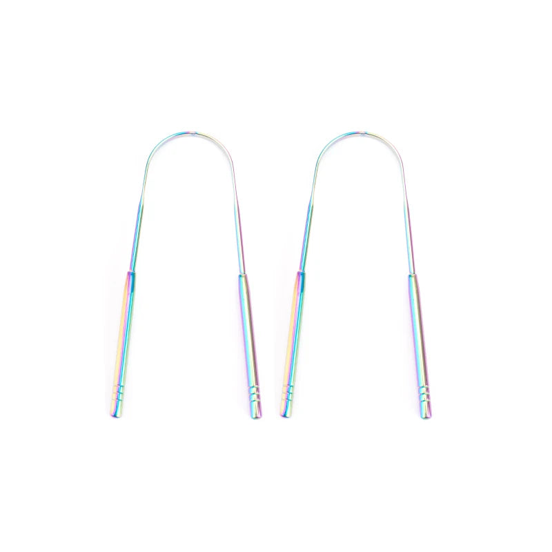 Stainless Steel Tongue Scraper 4 Colors | Fresh Breath Tool