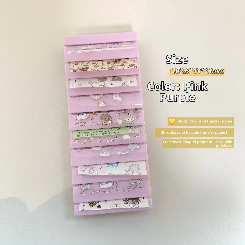 10-Grid Nail Foil Storage Box – 3D Printed Nail Art Organizer