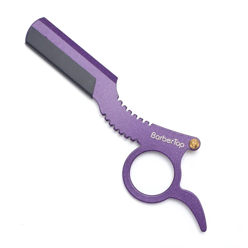 Professional Manual Barber Straight Razor – Beard & Brow