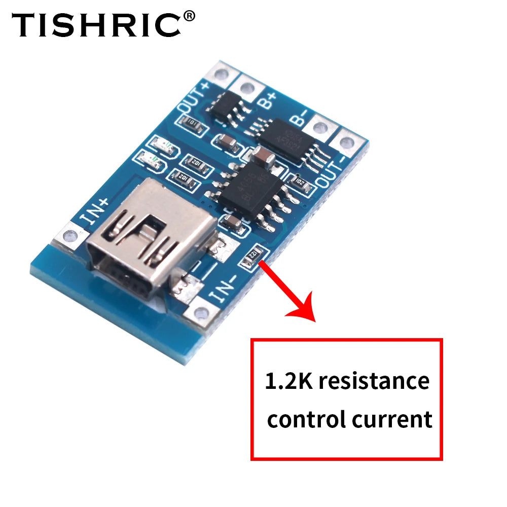 TP4056 18650 Lithium Battery Charger Module 5V 1A w/ Protection Battery Charger Module PRIMED