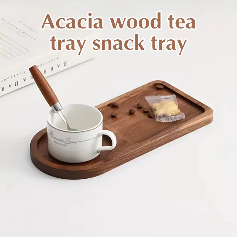 Wooden Coffee & Breakfast Serving Tray | Décor Food Platter