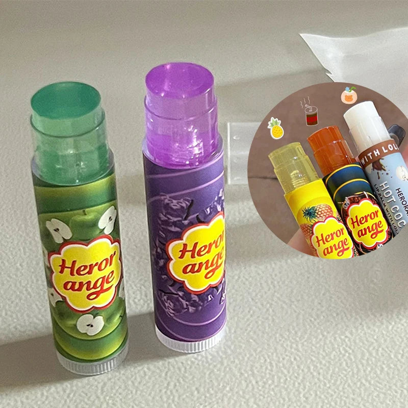 HERORANGE Fruit Lip Balm – Jelly Lip Mask & Primer, 4g Lip Balm PRIMED