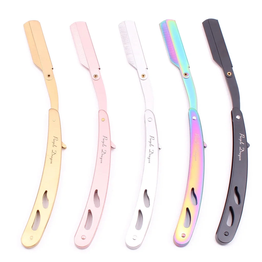 Men's Folding Shavette Razor – Replaceable Blades, 5 Colors Folding Shavette Razor PRIMED