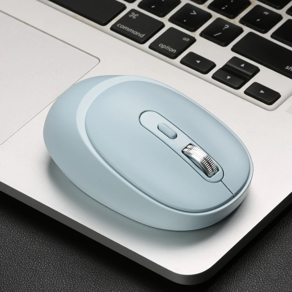 BalanceFit 2.4G Slim Wireless Mouse – Adjustable DPI, USB Wireless Mouse PRIMED Blue