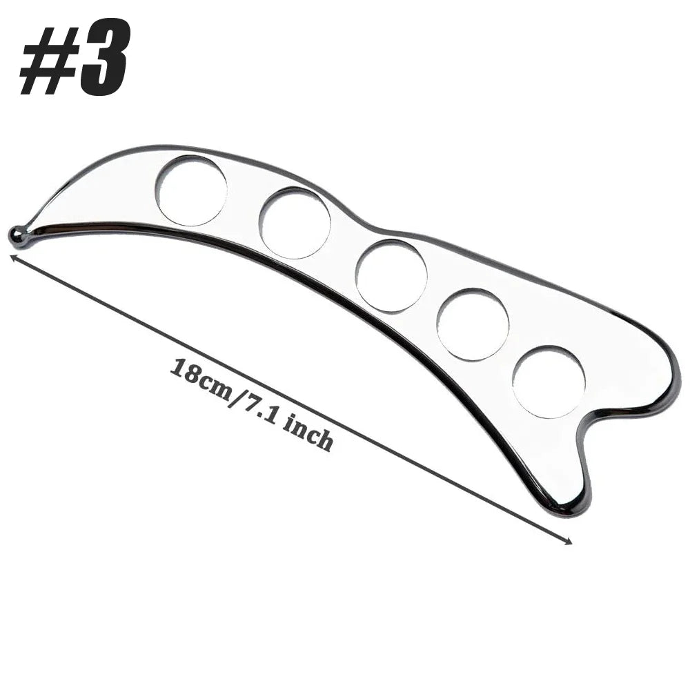 Stainless Steel Gua Sha IASTM Scraping Massage Tool Massage Scraping Tool PRIMED 3