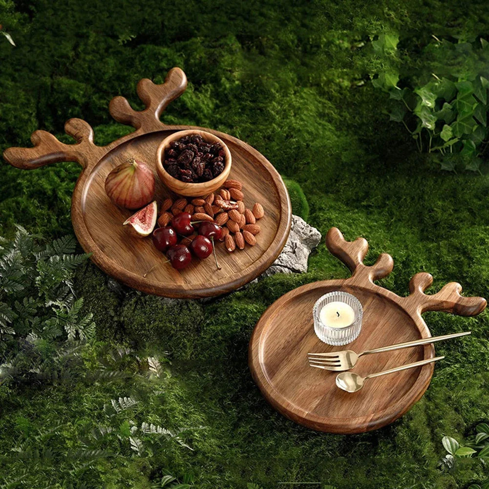 Wood Christmas Tree Serving Tray | Charcuterie & Snack Board Wooden Serving Tray PRIMED