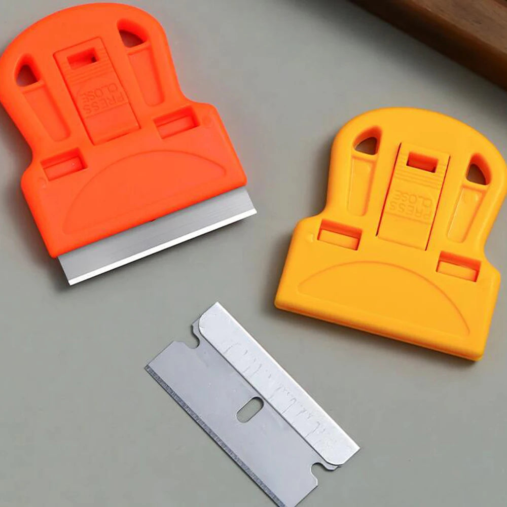 Nail Art Stamping Scraper & Silicone Glue Removal Spatula